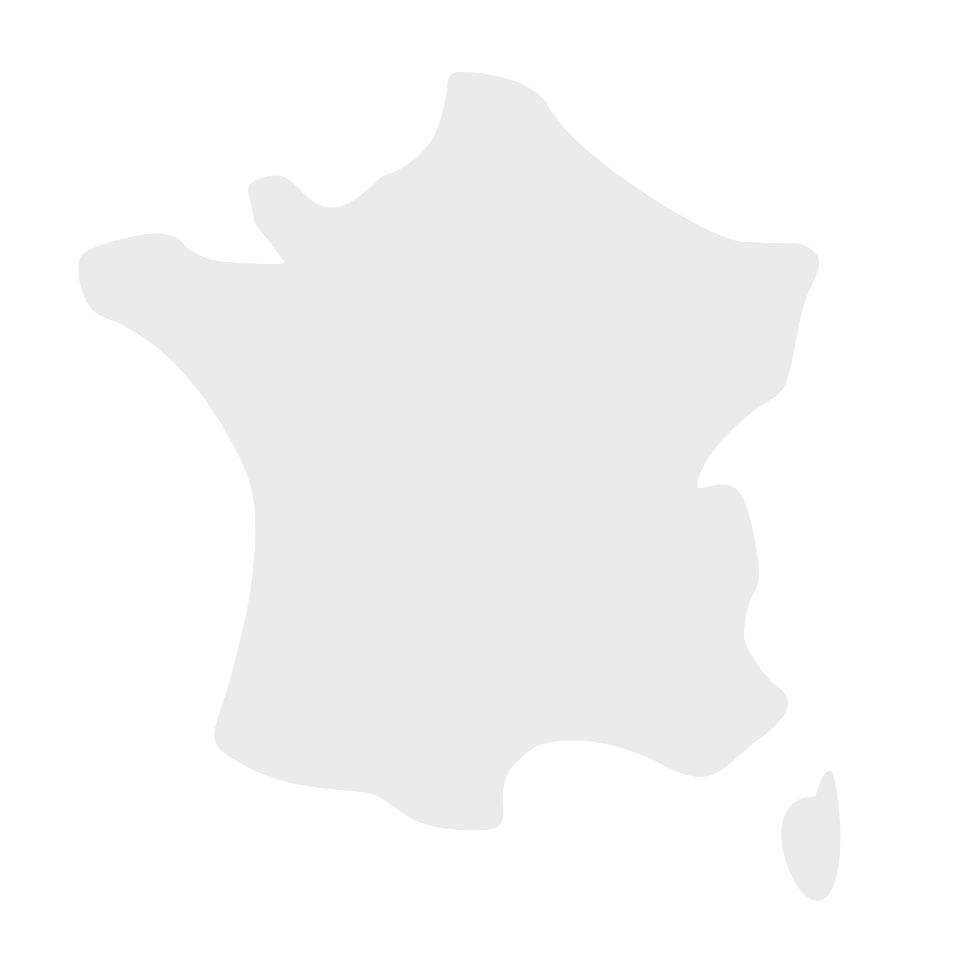 Carte de France montrant le réseau national Ubireal avec les villes partenaires